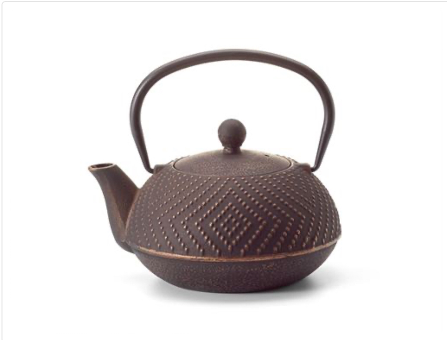Iron Teapot and Warmer